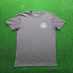 Volcom Tshirt Mens Large Gray Short Sleeve Outdoor Surf Wear Skater Casual